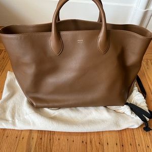 KHAITE Amelia Medium leather tote bag